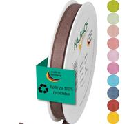 Halbach Seidenbänder Cinta de regalo | Ancho 10 mm Longitud 25 m | Cinta de lazo fabricada en Alemania | Cintas de regalo en variedad de colores y anchos, perfecta para envolver y decorar, color: