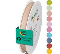 Halbach Seidenbänder Cinta de regalo | Ancho 10 mm Longitud 25 m | Cinta de lazo fabricada en Alemania | Cintas de regalo en variedad de colores y anchos, perfecta para envolver y decorar, color: