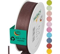 Halbach Seidenbänder Cinta de regalo | Ancho 25 mm Longitud 25 m | Cinta de lazo fabricada en Alemania | Cintas de regalo en variedad de colores y anchos, perfecta para envolver y decorar, color: