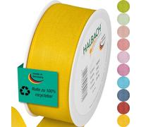 Halbach Seidenbänder Cinta de regalo | Ancho 40 mm Longitud 25 m | Cinta de lazo fabricada en Alemania | Cintas de regalo en variedad de colores y anchos, perfecta para envolver y decorar, color: