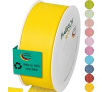 Halbach Seidenbänder Cinta de regalo | Ancho 40 mm Longitud 25 m | Cinta de lazo fabricada en Alemania | Cintas de regalo en variedad de colores y anchos, perfecta para envolver y decorar, color: