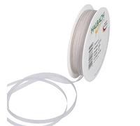 Halbach Seidenbänder Cinta, Gris Claro, 50 Meter x 5 mm