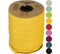 Halbach Seidenbänder Manguera de Papel para Tejer, Ancho: 4 mm, Longitud: 30 m, Hilo de Manguera rellenable y Resistente, Hilo de Papel para Tarjetas de Nombre de habitación Infantil o