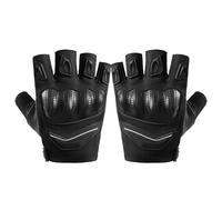 Halbfinger-Fahrradhandschuhe, gepolsterte Motorradhandschuhe - Sommer-Halbfinger-Reithandschuh | Materialdesign Schutzhandschuhe aus gewebtem Shell, schweißfest, für vier Jahreszeiten zum Rudern