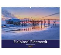 Halbinsel Eiderstedt - Momente der Natur (Wandkalender 2027 DIN A2 quer), CALVENDO Monatskalender: Lassen Sie sich ein auf eine visuelle Reise in der Natur mit langen Stränden und Wattgebieten.