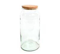 Halboffene Terrarium Botella Cristal 10/L Plantas Decoración Invernadero Casa