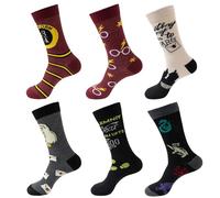 Halbur Ha-rry Calcetines, Coloridos Divertidos Calcetines, 6 Pares de Algodón Caliente Hombres y Mujeres Calcetines 35-42 con Búho Mágico 9 3 4 Plataforma, HP New, 38-45