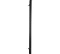 HALCÖ HT - Tirador de puerta (500 mm, acero galvanizado, pasivado), color negro