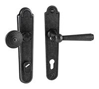 HALCÖ Kaltenbach PZ 88 - Juego de cambio para puerta (hierro galvanizado, color negro pasivado)