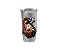 Halcón Cernícalo Cetrería Halcones Peregrino Halcón Dulce Vaso térmico de acero inoxidable de doble pared