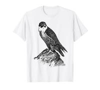 Halcón peregrino, cetrería, pájaro de presa observador de aves, regalo Camiseta
