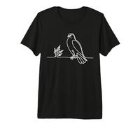 Halcón Peregrino Ornitólogo Camiseta Premium