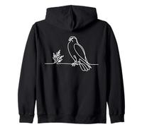 Halcón Peregrino Ornitólogo Sudadera con Capucha