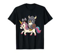 Halcón peregrino Vikingo Montando un Unicornio niño, niñas, Mujeres, niños Camiseta