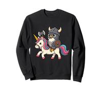 Halcón peregrino Vikingo Montando un Unicornio niño, niñas, Mujeres, niños Sudadera
