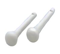 Haldenwanger 5 pistolas de porcelana esmaltadas, modelo 56, tamaño 5, diámetro de cabeza de 48 mm, longitud de 185 mm