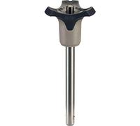 HALDER 22370.0417 Pernos de Bloqueo de Bolas, Gris, d1=25 mm / l1=130 mm