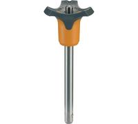 HALDER 22380.0178 Pernos de Bloqueo de Bolas, Naranja, d1=8 mm / l1=40 mm