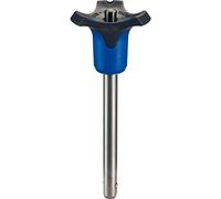 HALDER 22380.0498 Pernos de Bloqueo de Bolas, Azul, d1=12 mm / l1=100 mm