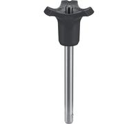 HALDER 22380.0828 Pernos de Bloqueo de Bolas, Negro, d1=6 mm / l1=40 mm