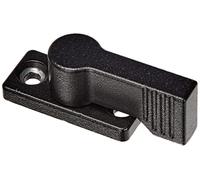 HALDER 24101.0202 Pestillo Giratorio, Negro, d1=17 mm