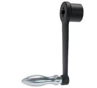 Halder 24330.0041 handkurbeln, Negro, Acero, L = 125 mm/s = 17 mm