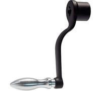 Halder 24330.0331 Handkurbeln, acero negro, longitud: 100 mm/14 mm
