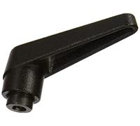 Halder 24400.0114 ajustable Palancas de sujeción, Negro, D1 = 14 mm/D2 = M5