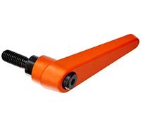 Halder 24400.0341 ajustable Palancas de sujeción, Naranja, D1 = 18 mm/D2 = M8/L1 = 20 mm