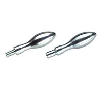 Halder 24450.0316 juanetes asas fijas, acero, Blank, D1 = 16 mm/acero inoxidable