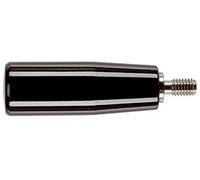 Halder 24530.0010 Mangos de Cilindro, Negro, d1=18 mm / d2=M6 / Stahl