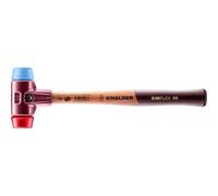Halder 3016030 "simplex soft-face TPE-soft/plástico" Maza, multicolor, 30 mm