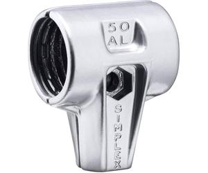 HALDER 3122.050 - Cuerpo de aluminio Simplex Ø 50 mm