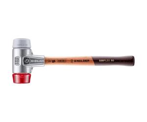 Halder 3136050 "simplex" tpe-mid/plástico soft-face mazo, multicolor, 50 mm