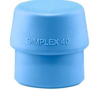 HALDER 3201.040 - Boca de recambio TPE blando azul Simplex Ø 40 mm