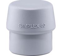 Halder Boca de recambio 3203.040 Simplex – TPE dureza media gris Ø 40 mm