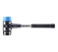 Halder 3712060 "simplex" TPE-soft/de goma soft-face mazo con reforzado carcasa de acero fundido, multicolor, 60 mm