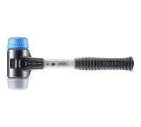 Halder 3713050 "simplex" TPE-soft/tpe-mid soft-face mazo con reforzado carcasa de acero fundido, multicolor, 50 mm