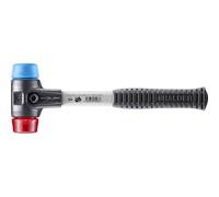 Halder 3716040 "simplex" TPE-soft/plástico soft-face mazo con reforzado carcasa de acero fundido, multicolor, 40 mm