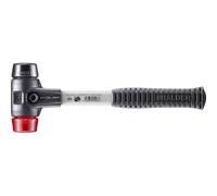 Halder 3726040 mazo de goma/plástico soft-face con reforzado carcasa de acero fundido, multicolor, 40 mm