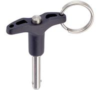 HALDER 4211.E36 Pernos de Bloqueo de Bolas, Negro, Nenndurchmesser=7/16 Zoll