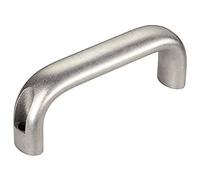 HALDER Mango de proa, en blanco de aluminio, distancia entre orificios centrados 164 mm
