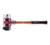 Halder USA - Mazo Simplex con inserciones de aluminio y caucho negro Stand-UP (3029.26)