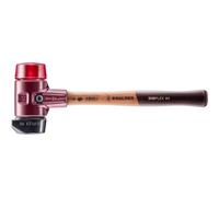 Halder USA - Mazo Simplex con plástico rojo e inserciones de goma negra de pie (3026.26)