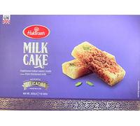Haldirams Pastel de leche de 300 g de dulces indios populares en cada ocasión, rico sabor, postre, dulces, festivales, celebraciones