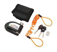 Halearo 110db Bloqueo de Freno de Disco de Motocicleta Alarma Protección de Seguridad a Prueba de Herrumbre Impermeable para Motos Bicicletas Scooters