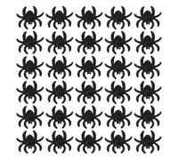 Halearo 30 Parches de Araña No Tejidos, Espeluznantes Parches Bordados de Halloween para Decoraciones de Disfraces de Festivales