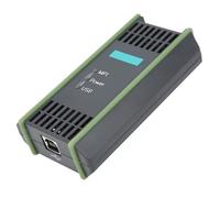 Halearo Adaptador de Cable de Programación PLC USB-MPI para S7-300, Comunicación Eficiente para Uso Industrial, Cable de 5 Metros, para Programación PLC, Conectores de Níquel de 5 Piezas