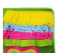 Halearo Alfombrilla para rapé para Perros, Rompecabezas Interactivo, Alfombrilla de Alimentación para Perros, 70 Cm X 43 Cm, Poliéster Verde, Lavable (Verde)