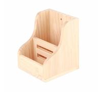 Halearo Alimentador de Heno para Conejos, Estante de Madera, Dispensador de Alimentos Naturales para Mascotas para Animales Pequeños, 6,69x5,91x7,09 Pulgadas (Colores Surtidos)